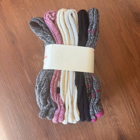 LUCKY BRAND Super Soft Boot Socks 6 Pack Multi Women’s Size 5-10 - Picture 5 of 11